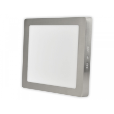 Avide Falon kívüli LED panel (négyzet alakú) 24W - szatén-nikkel, 4000K világítás