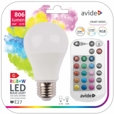Avide Izzó Led E27 Smart Led Candle 9,7W RGB+W 2700K Távírányítóval izzó