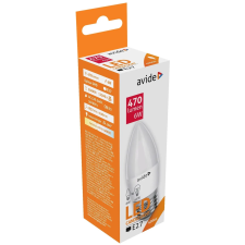 Avide Izzó Led Gyertya 6W E27 4000K izzó