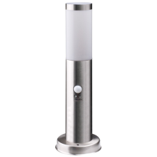 Avide kültéri álló lámpa Boca 1xE27 PIR 450mm IP44 Szatén Nikkel kültéri világítás