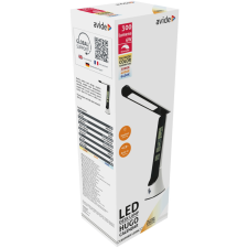 Avide LED Asztali Lámpa Bőrhatású Hugo Fekete 6W Naptár világítás