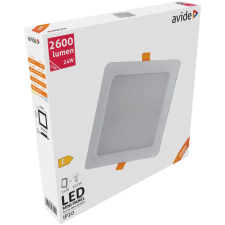 Avide LED Beépíthető Négyzetes Mennyezeti Lámpa Műanyag 24W NW 4000K világítás