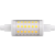 Avide LED fényforrás, 6W, R7S, 23x78mm, meleg fehér, 3000K, Dimmelhető, 490lm