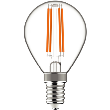 Avide LED Filament Mini Globe 5.9W E14 WW 2700K Fényerőszabályozható izzó