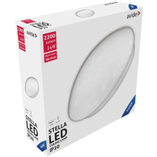 Avide LED Mennyezeti Lámpa Stella (Csillagos) 24W 380*110mm CW 6400K világítás
