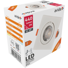 Avide LED panel Beépíthető 38° Négyzetes 5W NW 4000K világítás