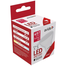 Avide LED Spot Alu+plastic 7W GU10 110° WW 3000K villanyszerelés