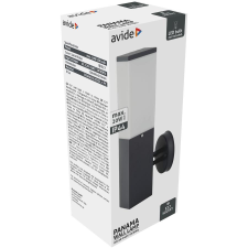 Avide Panama kültéri fali lámpa, 1xE27, IP44, Antracit, 370mm (rozsdamentes acél) kültéri világítás