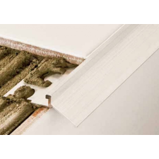 AVProfil AV Erkély vízvető teraszszegély natúr alumínium 20x8x2700 mm balkon profil padlólap alá terasz lépcső teraszprofil balkonszegély élvédő, sín, szegélyelem