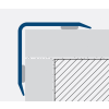 AVProfil AV Rozsdamentes élvédő inox sarokléc polírozott öntapadós 60x60x2500 mm saválló saroktakaró sarokvédő L profil