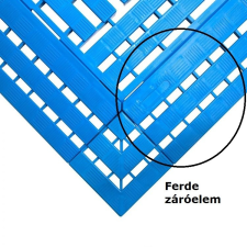 AVRubber Ferde záróelem kék munkahelyi biztonsági szőnyeghez 60x120 cm munkavédelem