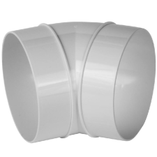 Awenta 125/45° kerek pvc iv (KO125-23/45) hűtés, fűtés szerelvény