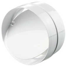 Awenta D150  Kerek pvc csőtoldó visszacsapóval (KO150-22) hűtés, fűtés szerelvény