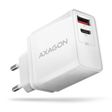 AXAGON ACU-PQ22 QC3.0 + USB-C fehér fali töltő mobiltelefon kellék