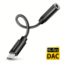 AXAGON ADA-HC USB-C - Hi-Res DAC audio adapter Black kábel és adapter