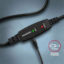 AXAGON - ADR-220B USB Repeater Cabel 20m Black kábel és adapter