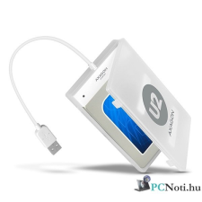 AXAGON ADSA-1S USB 2.0 fehér külső HDD/SSD ház (ADSA-1S) asztali számítógép kellék