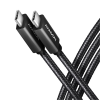 AXAGON BUCM32-CM20AB SuperSpeed+ USB-C apa - USB-C apa Adat és töltőkábel (2m)