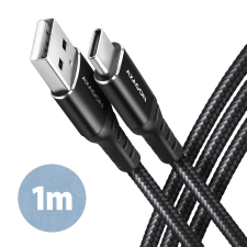 AXAGON BUCM-AM10AB HQ USB-C <> USB-A Cable 1m Black kábel és adapter