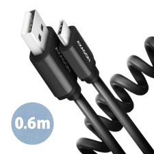 AXAGON BUCM-AM10TB Twister USB-C > USB-A Cable 0, 6m Black kábel és adapter