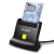 AXAGON cre-sm2 4-foglalatú smart card olvasó (univerzális smart / id és sd / microsd / sim kártya...