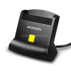 AXAGON CRE-SM2 USB 2.0 Smart / ID / SD / MicroSD / SIM kártyaolvasó (CRE-SM2)