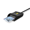 AXAGON CRE-SM3SD Smart Card Flatreader Black (CRE-SM3SD )