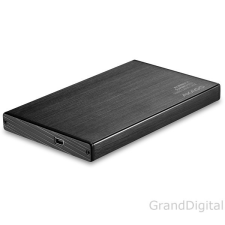 AXAGON EE25-XA3 USB 3.0 fekete külső alumínium HDD/SSD ház asztali számítógép kellék