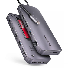 AXAGON HMC-12GM2 USB-C 10GBPS GEN2COMBO 12IN1 HUB hub és switch