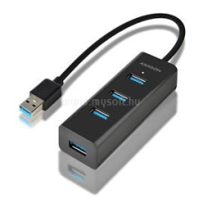 AXAGON HUE-S2B 4 portos USB3.0 gyorstöltő HUB (HUE-S2B) kábel és adapter