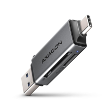 AXAGON Mini Card Reader Superspeed USB-C & USB-A SD / microSD USB3.2 Gen1 ( USB3.0 ) kártyaolvasó
