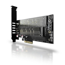 AXAGON PCEM2-D PCIe NVMe+NGFF M.2 fekete adapter dokkolóállomás