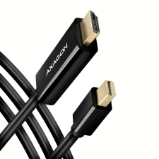 AXAGON RVDM-HI14C2 mini DisplayPort to HDMI active cable 4K@30Hz 1,8m Black kábel és adapter