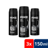 Axe deo Black (3x150 ml)