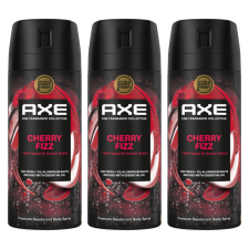 Axe Fine Fragrance Collection Cherry Fizz aeroszol 3x150ml dezodor