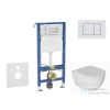 AXO Geberit Duofix falra szerelhető WC szett, Kielle Oudee WC és softclose ülőkével, Geberit Delta 30 alpesi fehér nyomólappal SANI11CA3139B