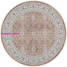  Ay. INKA 120 x 120 1145 TERRAKOTTA Kör szőnyeg lakástextília