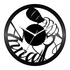  Az énekes bakelit óra falióra