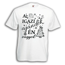 Az igazi ajándék én vagyok - Karácsonyi Férfi Póló férfi póló