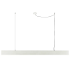 Azzardo -4572 LINEA FEHÉR SZÍNŰ FÉM FÜGGESZTÉK LED 54W 3000K IP20