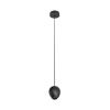 Azzardo Függeszték 60 Fekete Ovum AZZARDO-3095