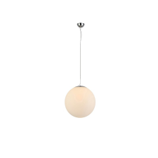 Azzardo White Ball króm-fehér függesztett lámpa (AZ-2515) E27 1 izzós IP20 világítás