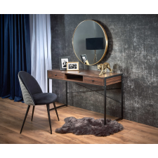 B46 íróasztal, szín: fekete/dió íróasztal