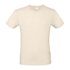 B&C B02E unisex rövid ujjú póló, natural férfi póló