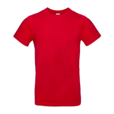 B&C B04E Exant 190 kereknyakú póló, red - L férfi póló