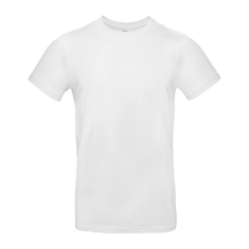 B&C B04E Exant 190 kereknyakú póló, white - 5XL férfi póló
