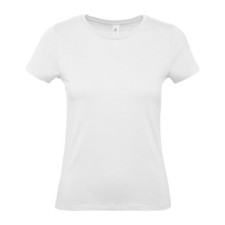B&C B54E Női rövid ujjú póló, white - XS női póló