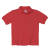 B&C BCPK486 gyerek, rövid ujjú galléros pamut póló, Red-5/6
