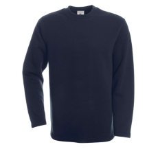 B&C BCWU610 férfi köryakas pulóver, Navy-M