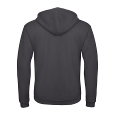 B&C cipzáras kapucnis férfi pulóver O48, Anthracite-2XL